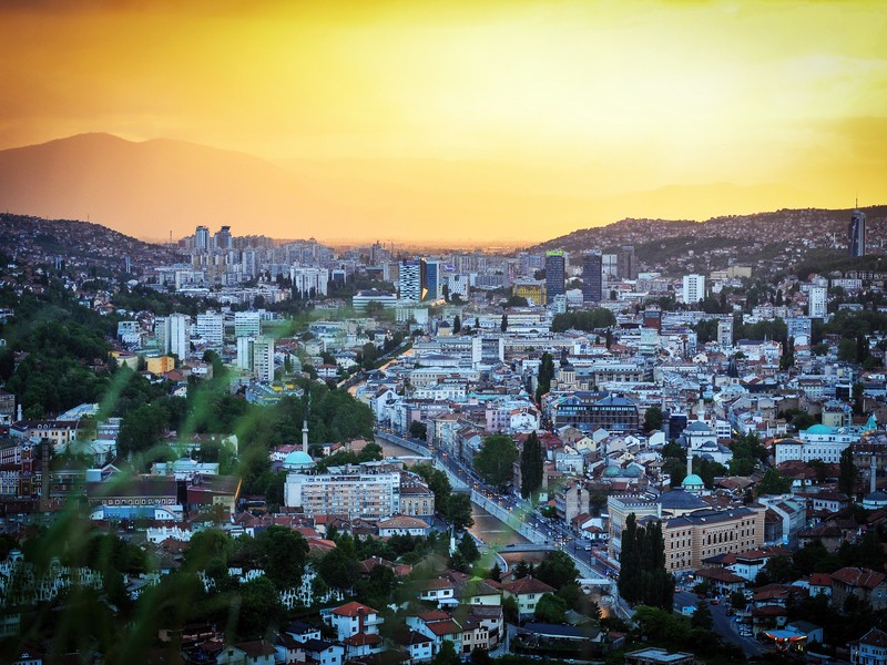 Sarajevo-Panoramic-View-Bosnia-and-Herzegovina Sarajevo Panoramic View-Visit Bosnia-Be In Bosnia